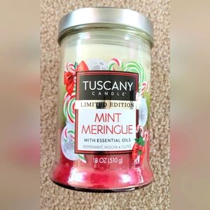 New Tuscany Candle Mint Meringue Limited Edition Wax 2-Wick Essential Oils 18oz